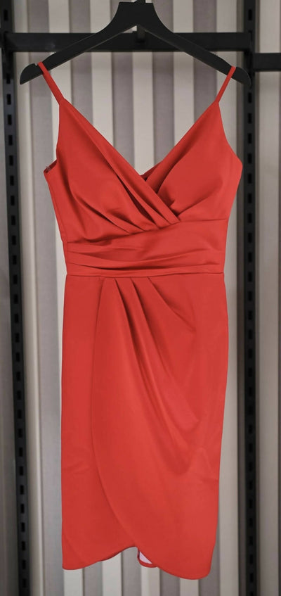 Kiki Riki Orange Silk Dress Size L 66-55-96