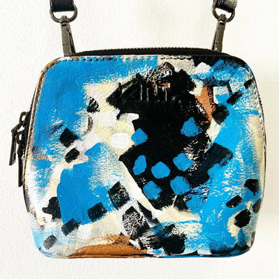 Handpainted Faux Leather Bag