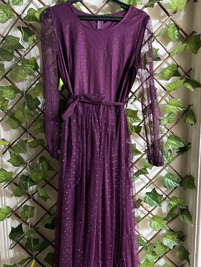 SHEIN Purple Dress Size L