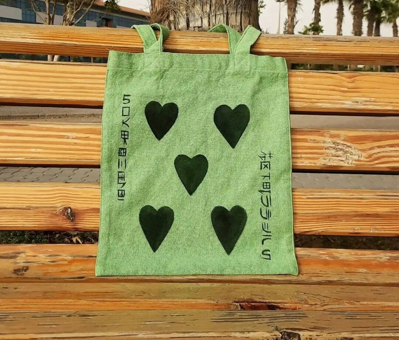 Hearts tote bag