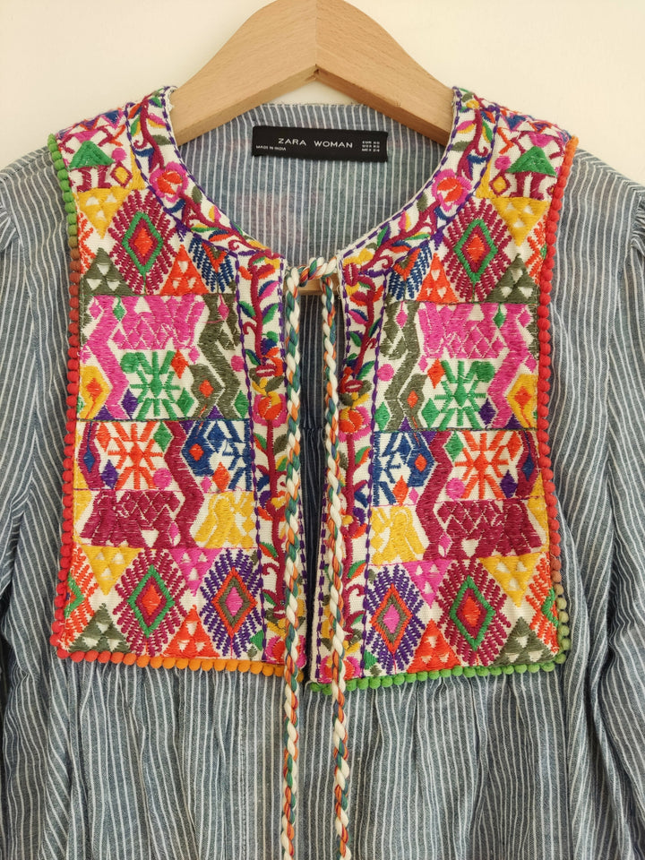 Zara Colorful Knit Cardigan Size XS
