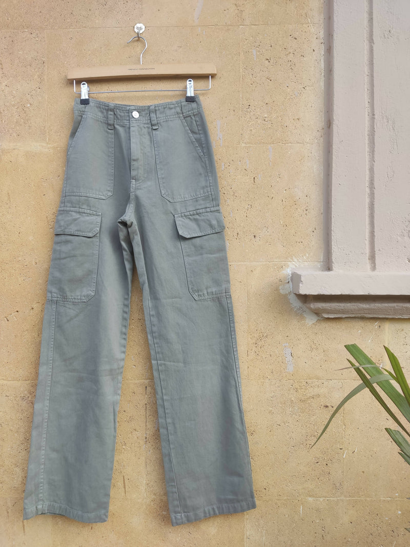 Zara Olive Cargo Pants Size32