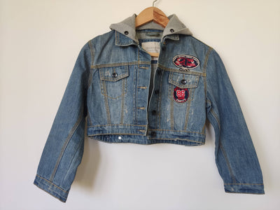 Small Vintage Denim Cropped Jacket