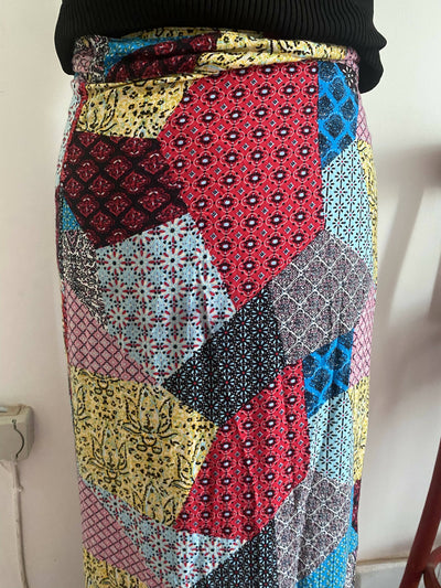 Patchwork Skirt Size: M