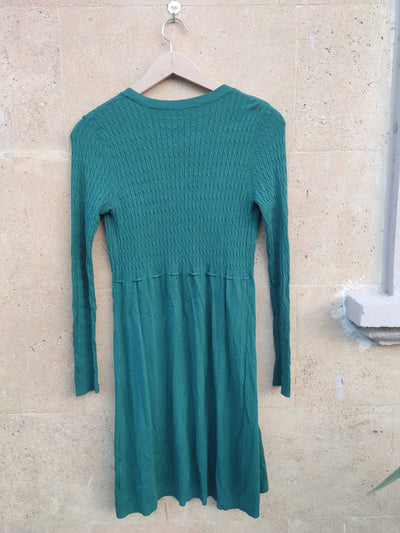 Long Green Cardigan Size M