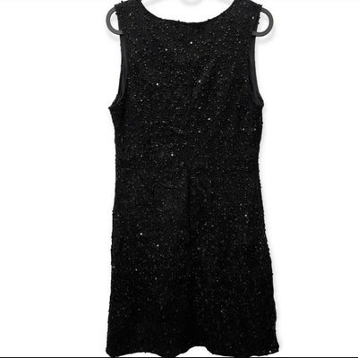 Tex Black Sequin Tweed Dress from the UK Size: 40