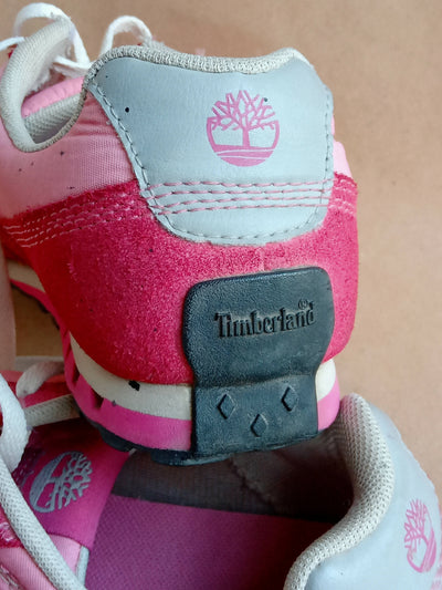 Timberland Women's Earthkeeper's Greeley Low Pink Trainers Size 39.5 EU