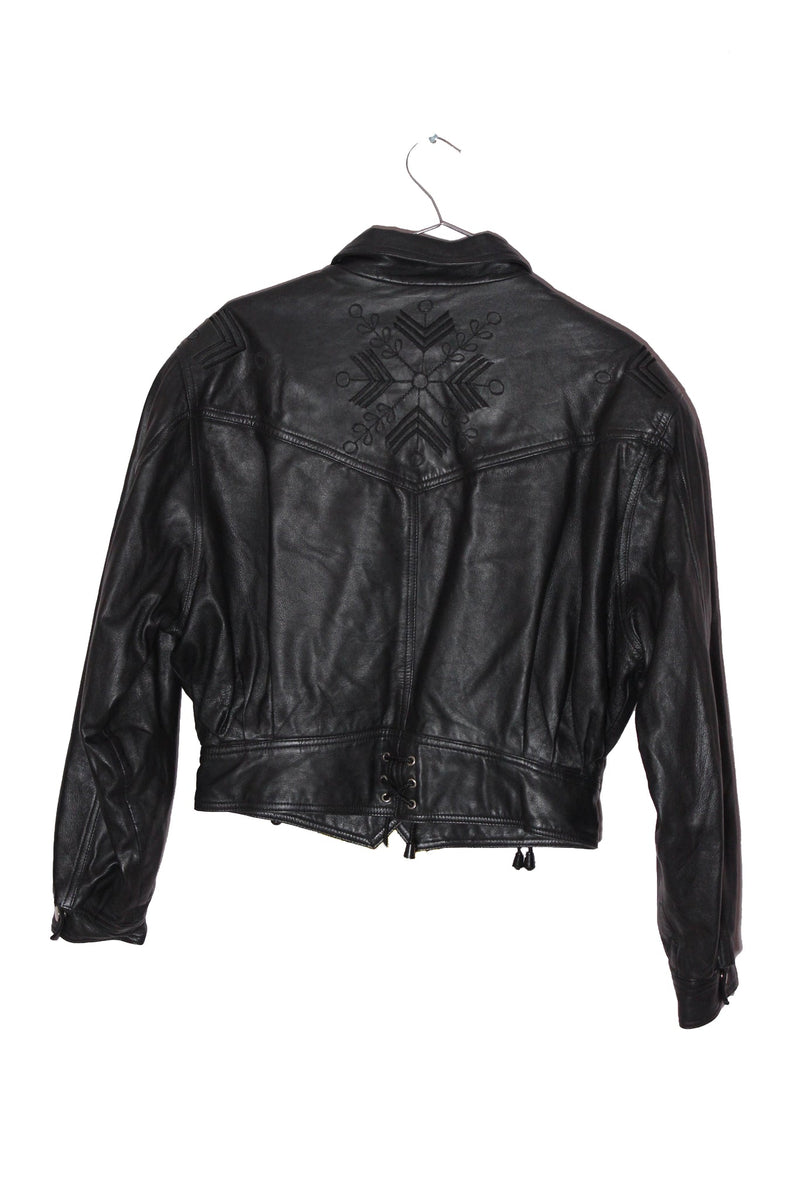 Vintage Leather Jacket (S/M)