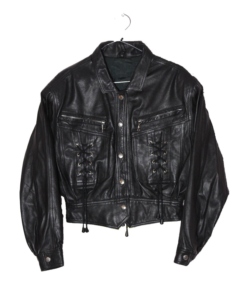 Vintage Leather Jacket (S/M)