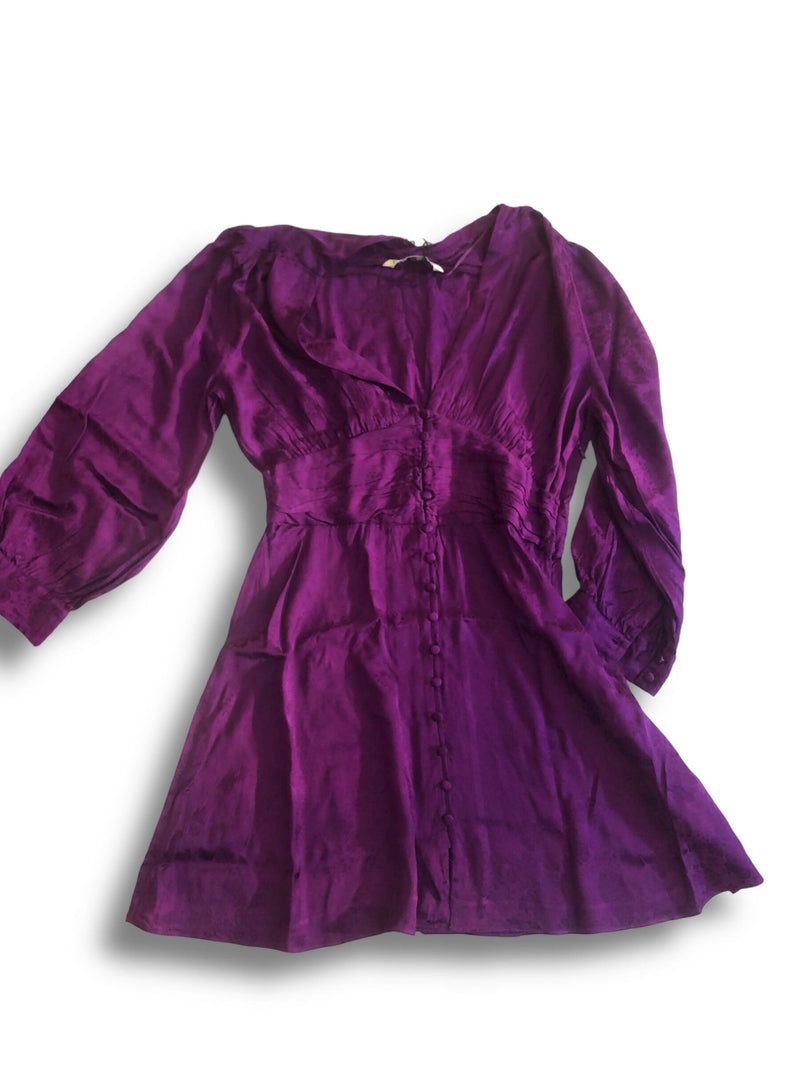 ZARA Purple Dress Size: M