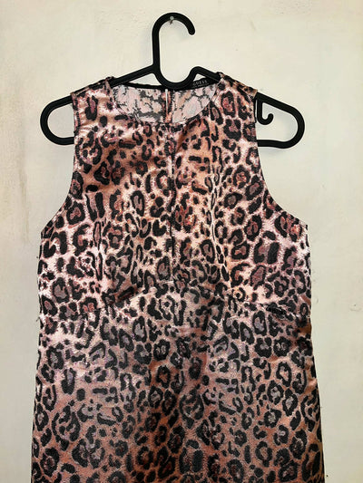 Leopard Print Red/Pink Guess Dress Size S-M