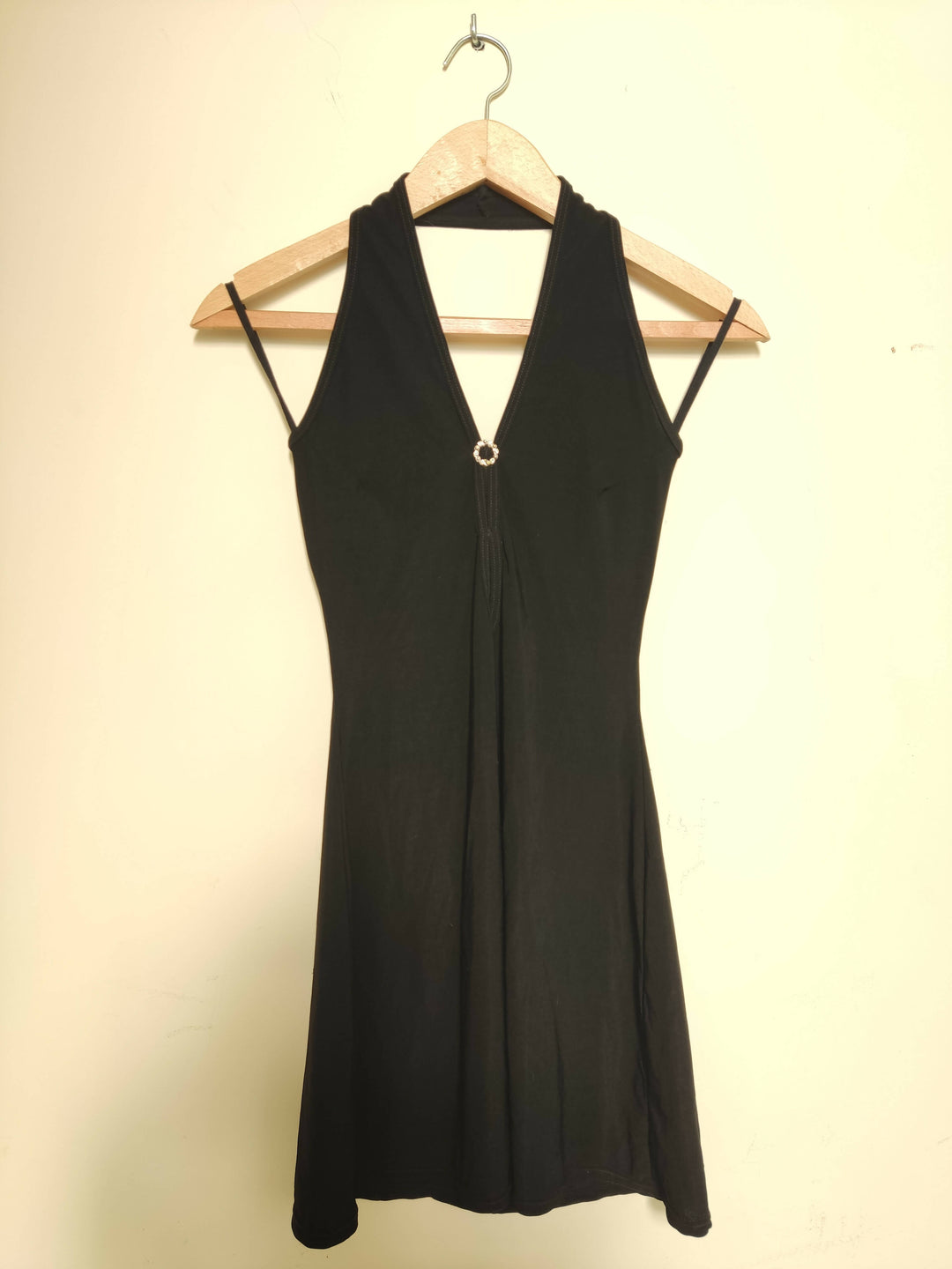 Little Black Dress with front cut out Size S