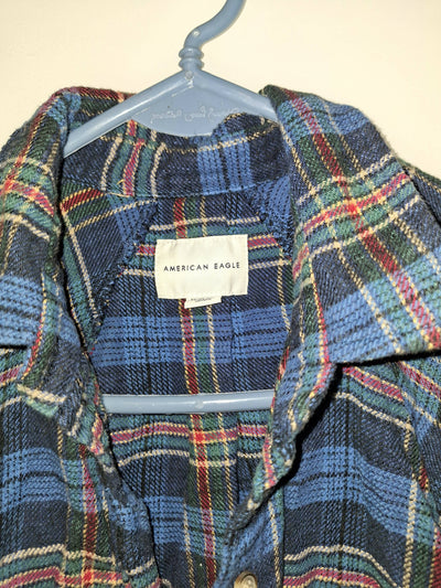 American Eagle Flowy Flannel Size M