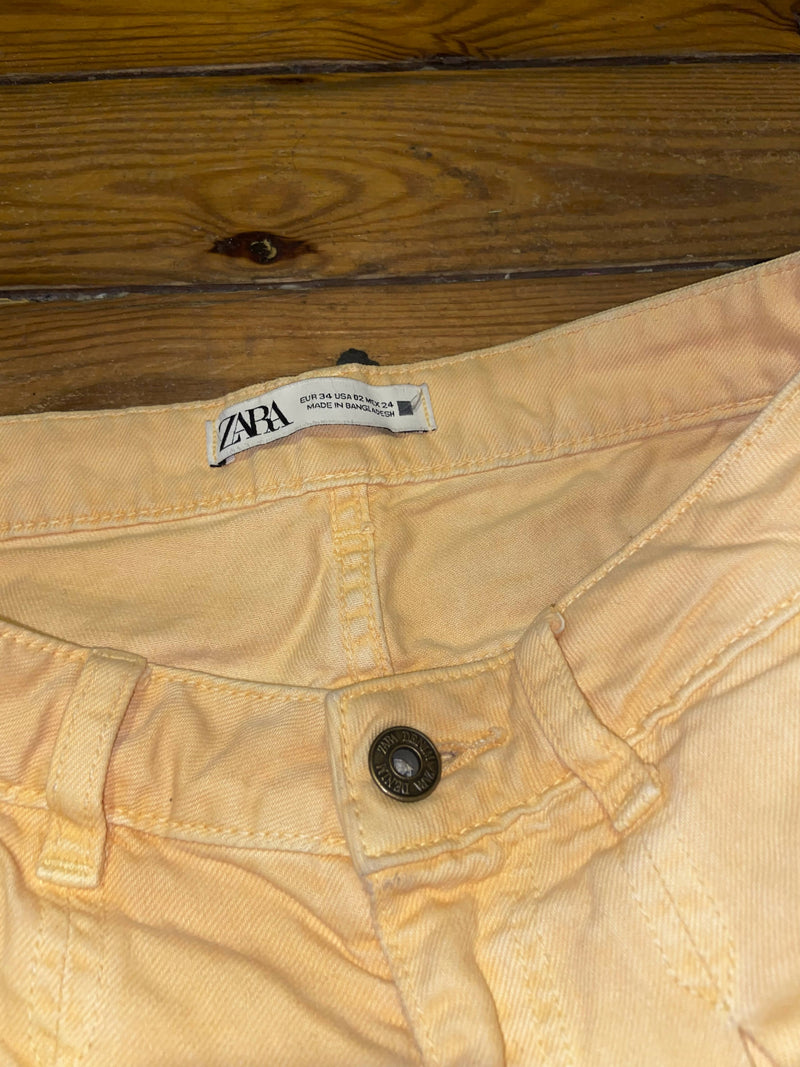 ZARA yellow slouchy pants Size: 34