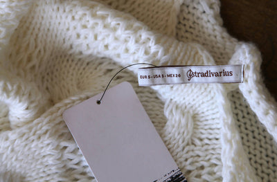 Stradivarius white sweater Size: S NEW WITH TAG