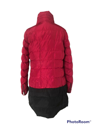 ANANY Red & Black Puffer Coat (L)