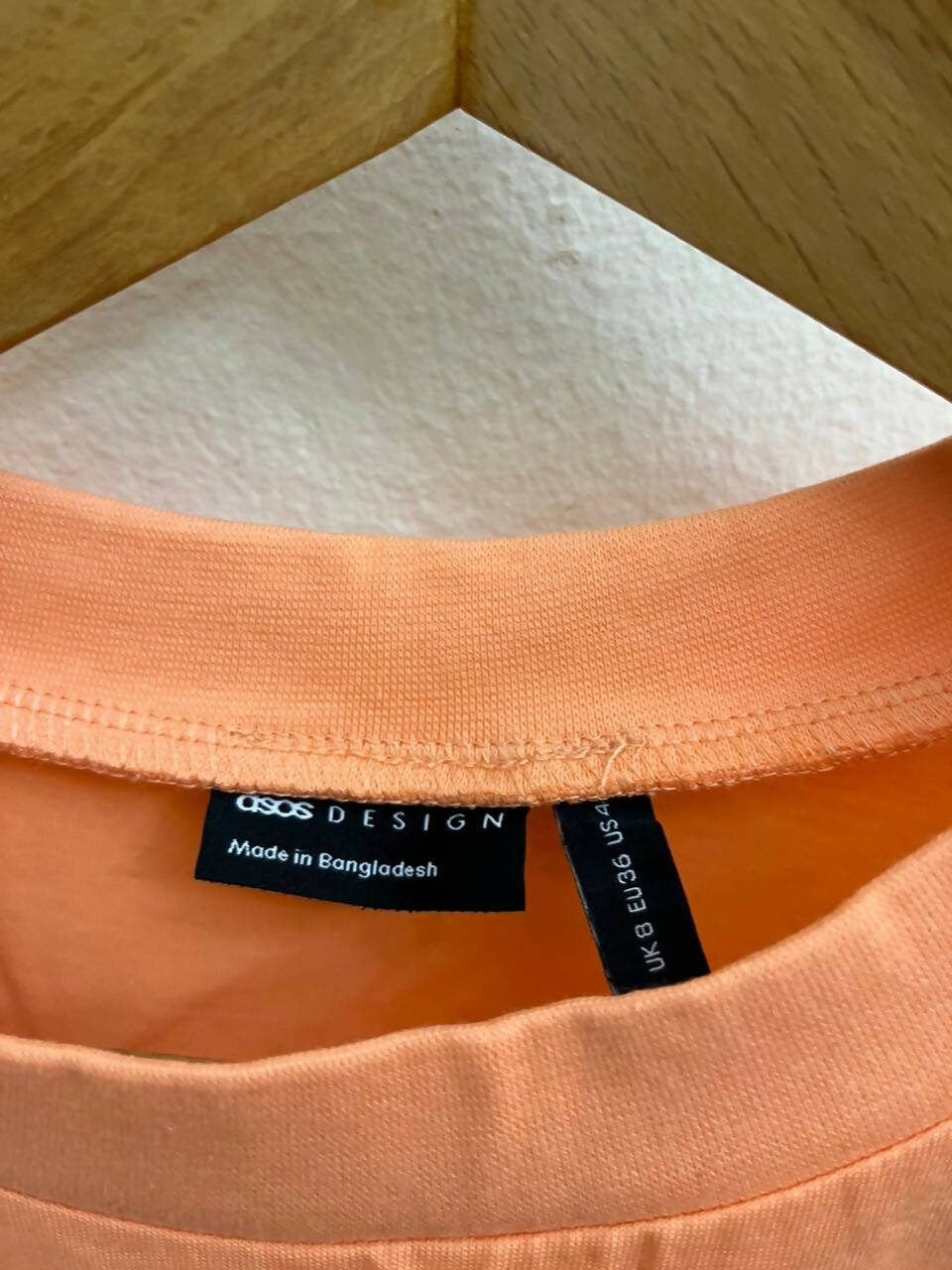 ASOS Orange Crop Top Size M