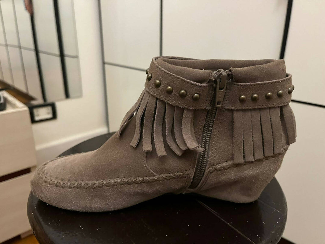 Aldo Camel Wedge Boot Size 38.5