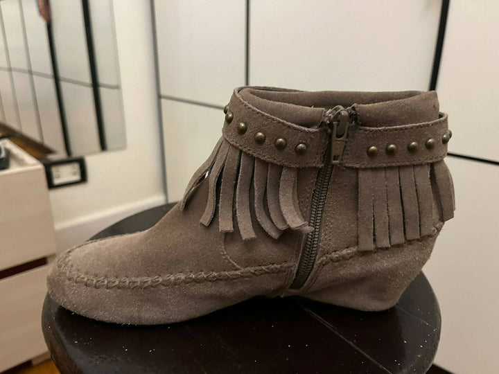 Aldo Camel Wedge Boot Size 38.5