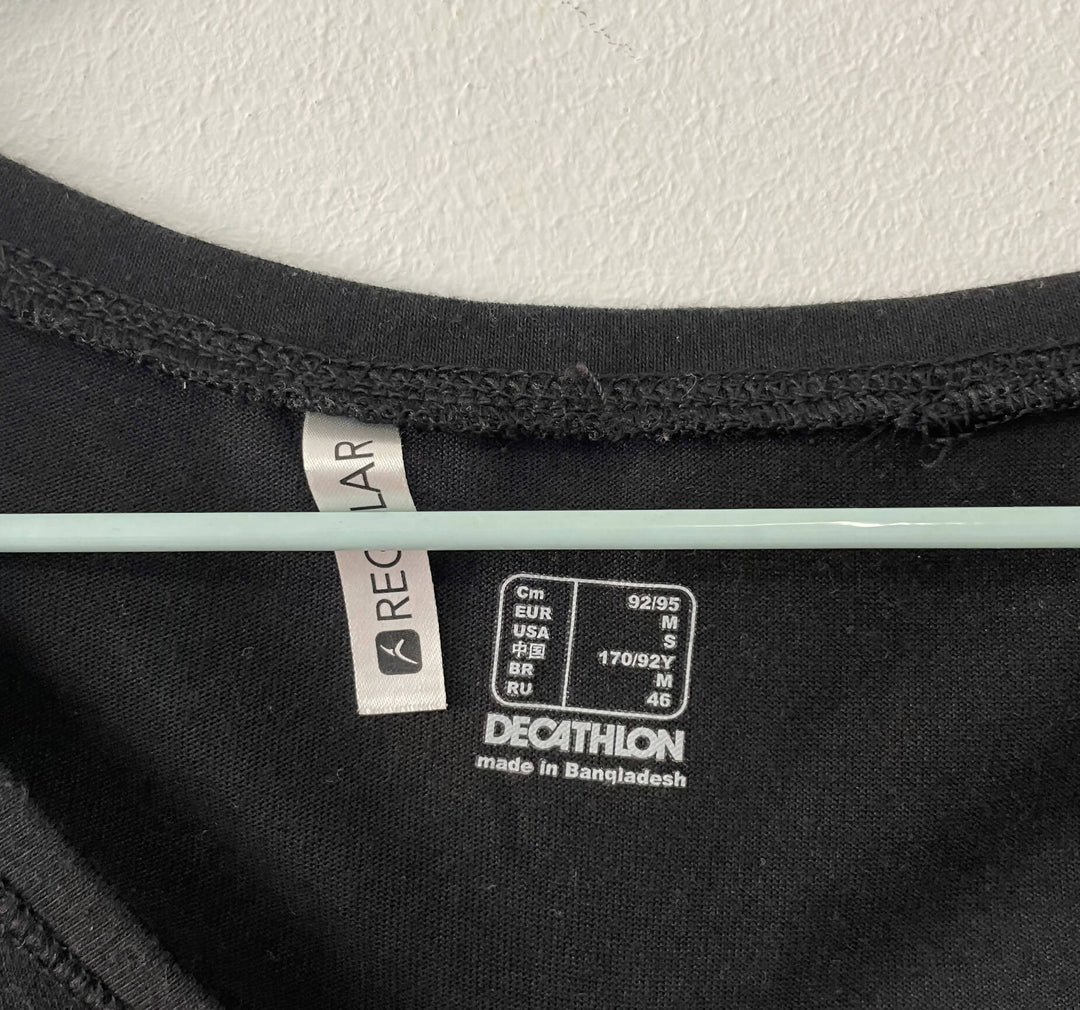 Decathlon Black T-shirt Medium