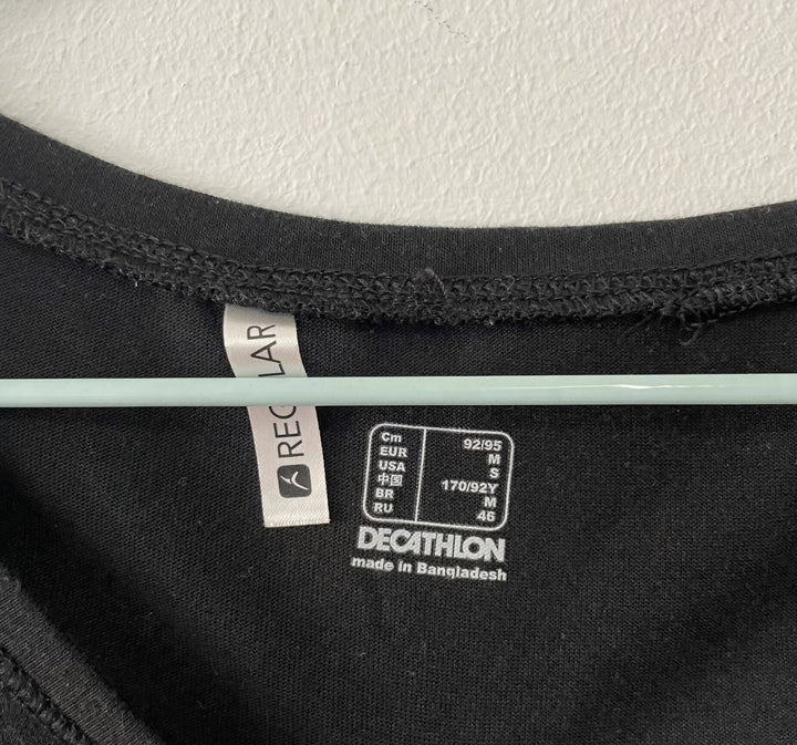 Decathlon Black T-shirt Medium