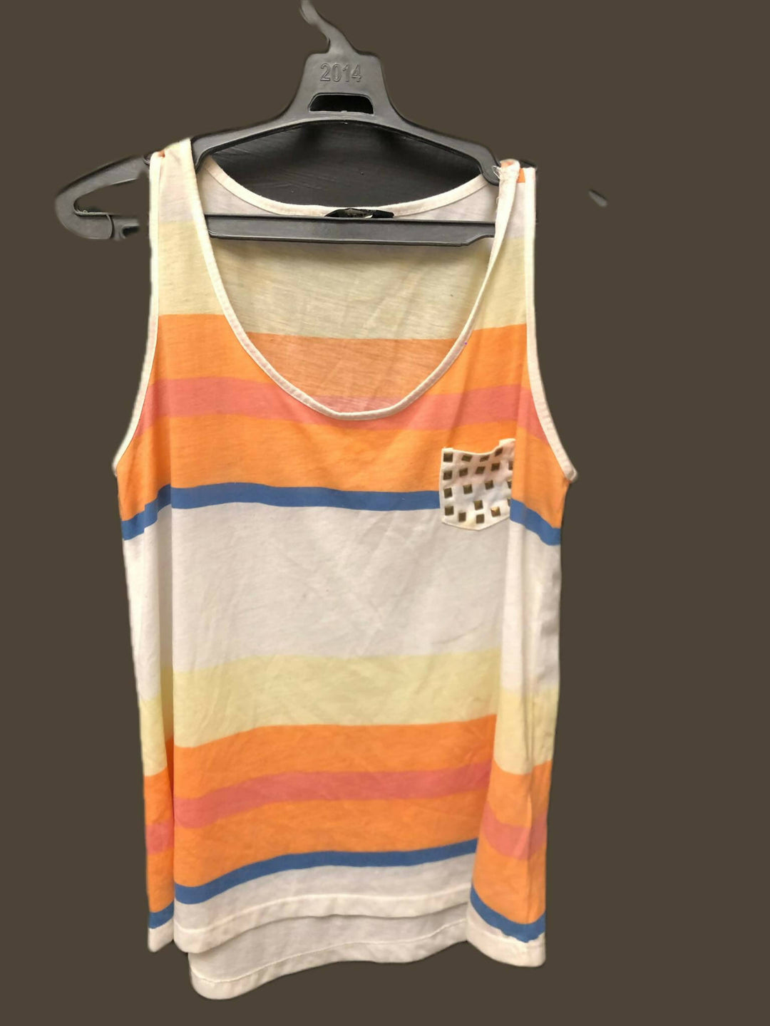 Multi Color Tank Top Size: M