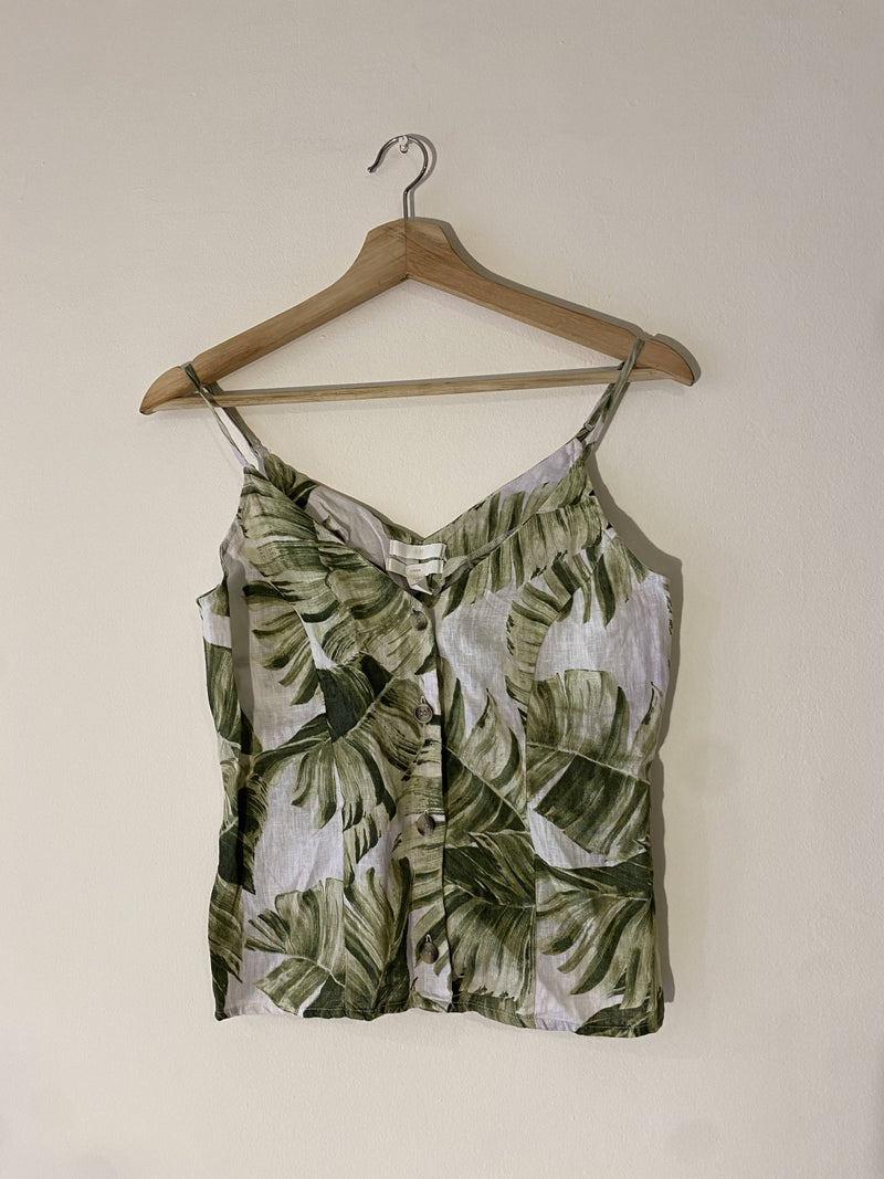 H&M Leafy top Size: S