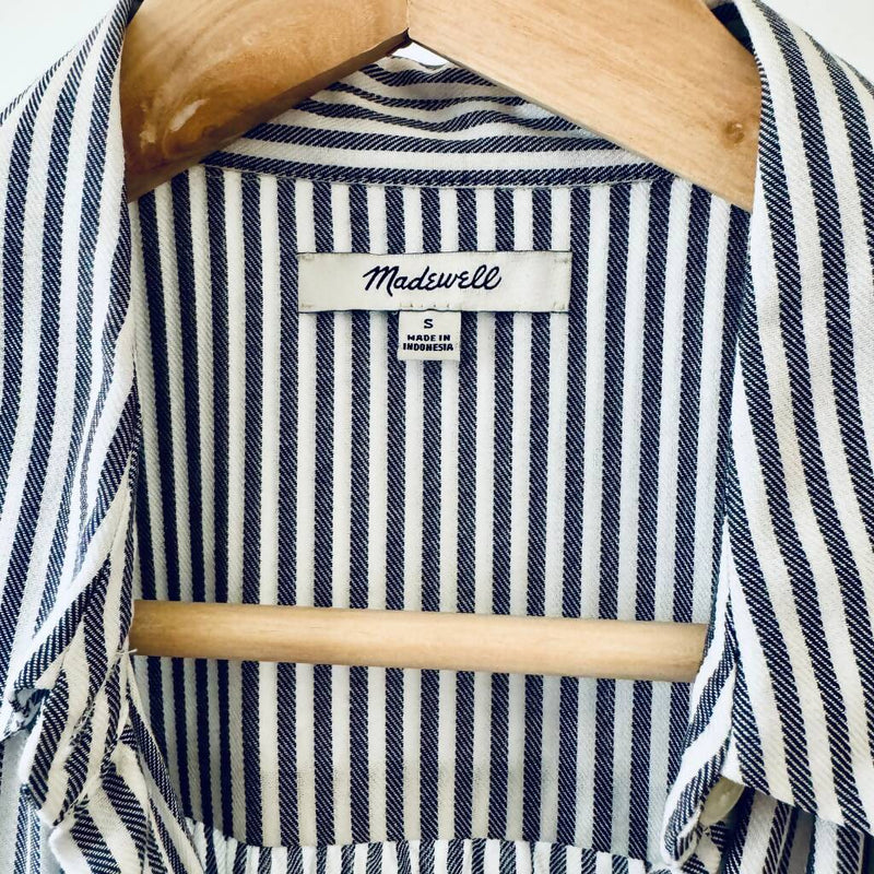 Madewell Striped Shirt Dress - S