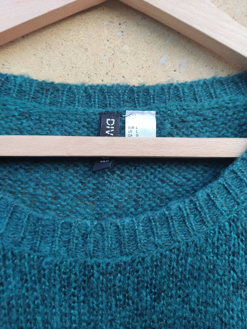 Large Teal H&M Pullover