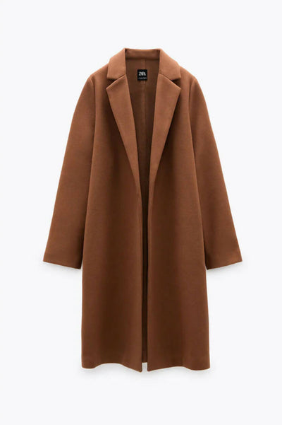 Zara Lapel Collar Coat - S