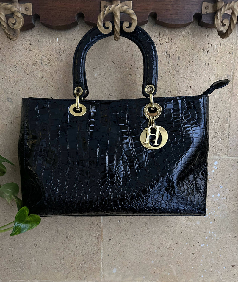 Snake-print Shoulder Bag