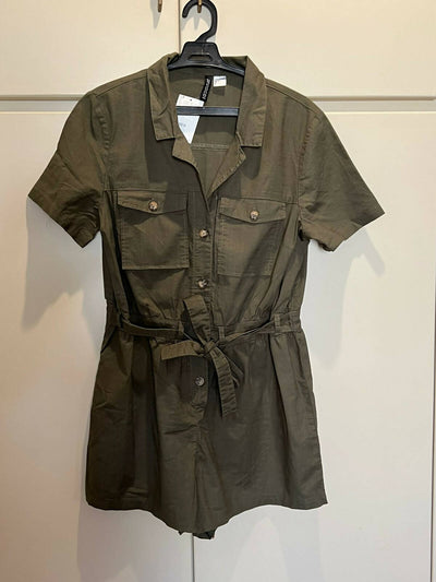 H&M Khakhi Playsuit - Size 42 NEW With Tag