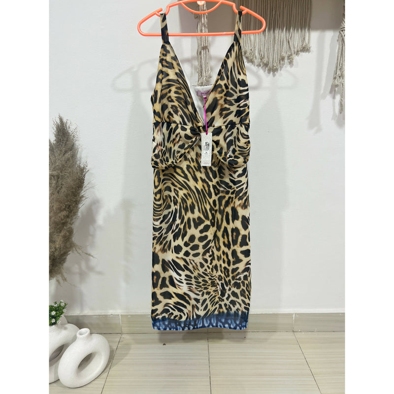 Marks and Spencer Tiger Chiffon Dress