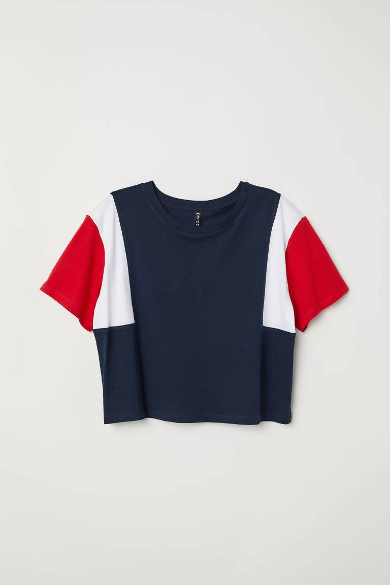 H&M Cropped T-shirt Size: S