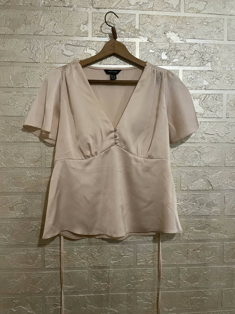 New Look Semi-soire Blouse Size: S