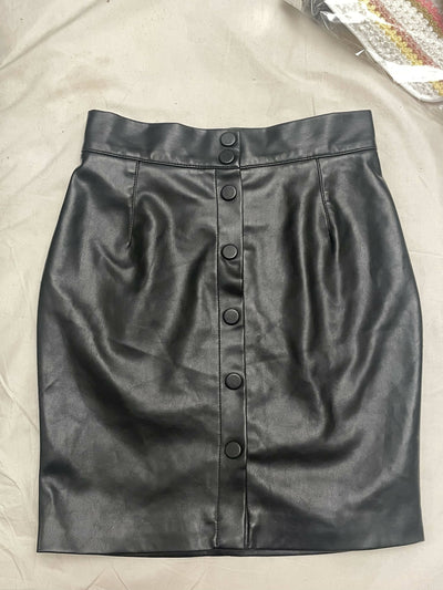 H&M Leather Skirt Size Small EU36