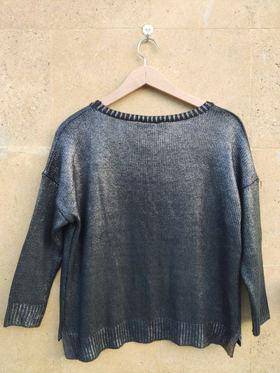 Orsay Silver Pullover Size L