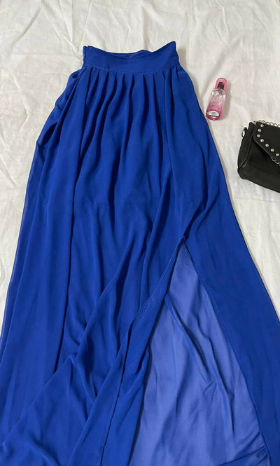 Blue Long Skirt XS