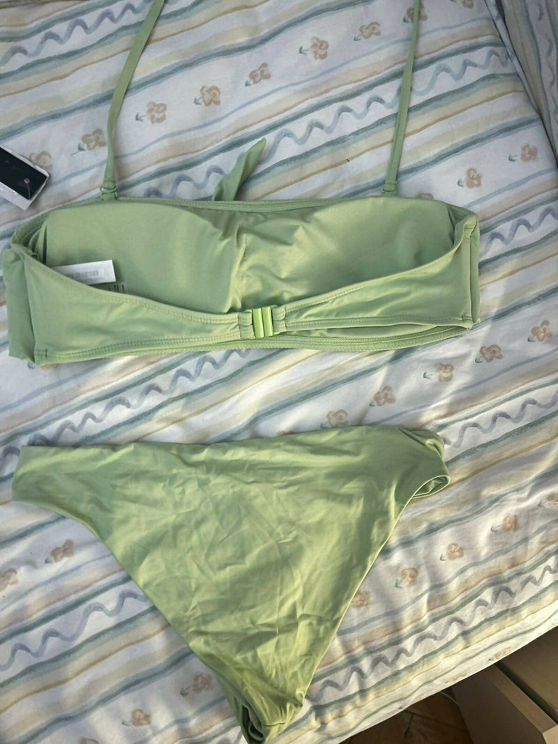 NEW Lime Green Bikini TOP Size M