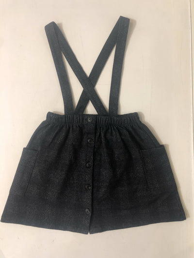 Zara Skirt with attached suspenders XS