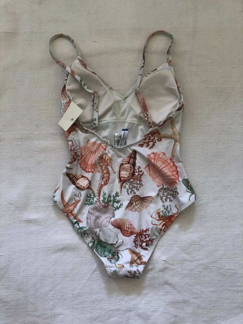 Seashell One-piece Swimsuit/Bodysuit KOTON Size: S