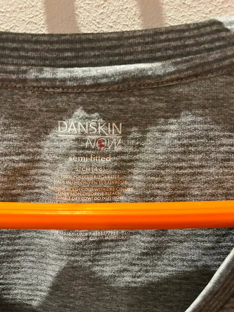 Small Danskin now Semi-fitted grey T- shirt