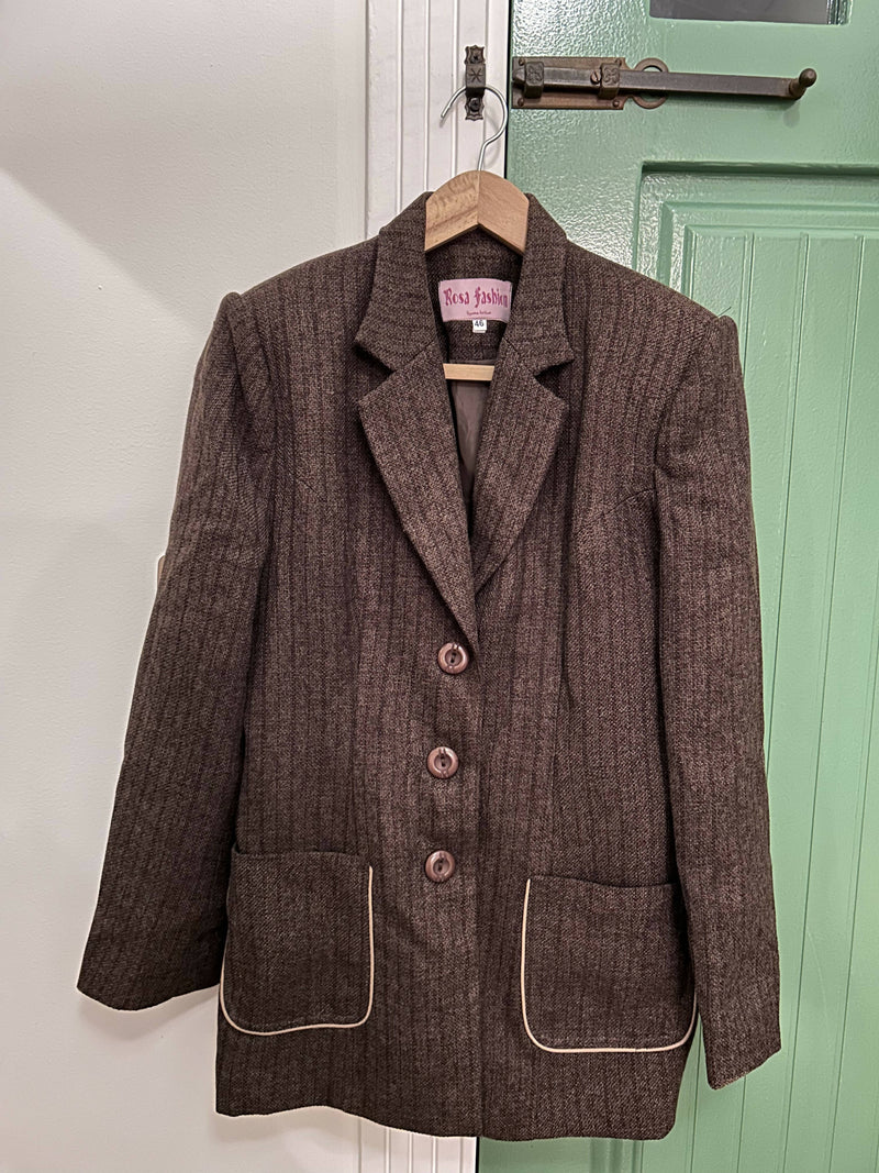 Vintage Brown Blazer Size 46