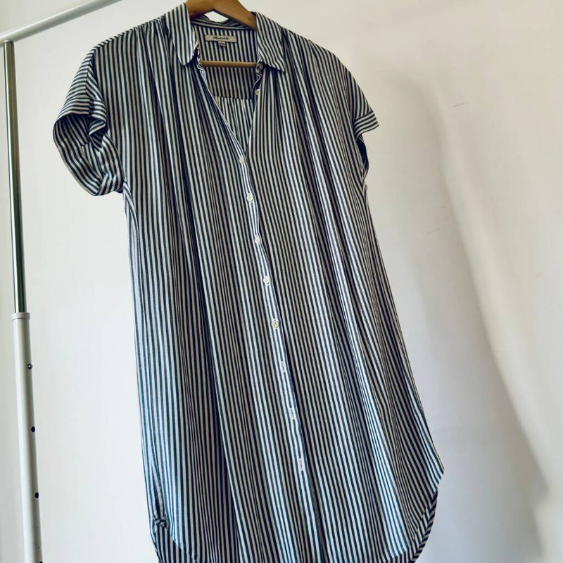 Madewell Striped Shirt Dress - S