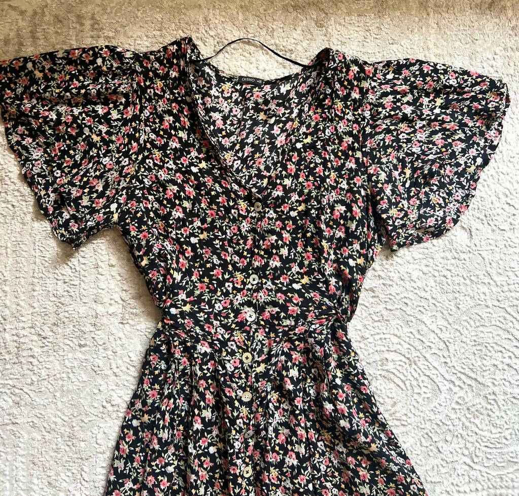 Oysho long ditsy floral dress Size S/M