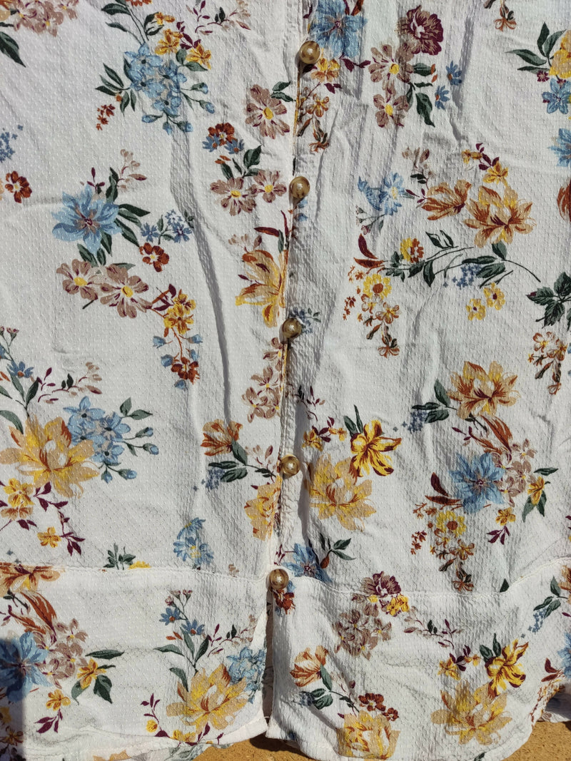 Max Buttoned Up Floral Blouse Size36EUR