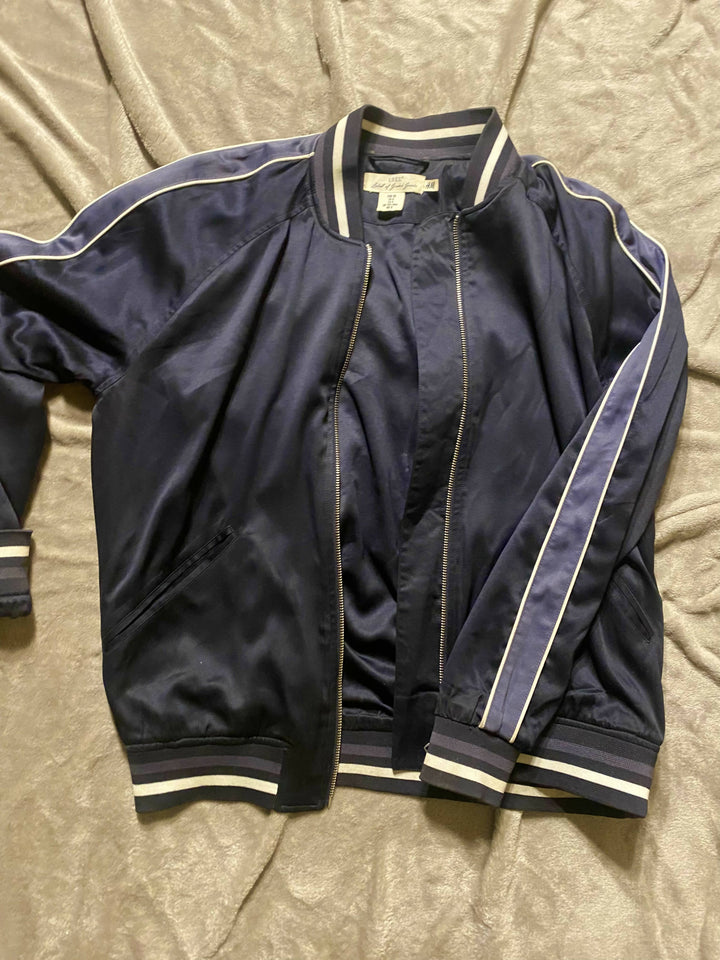 H&M Satin Bomber Jacket Size S-M