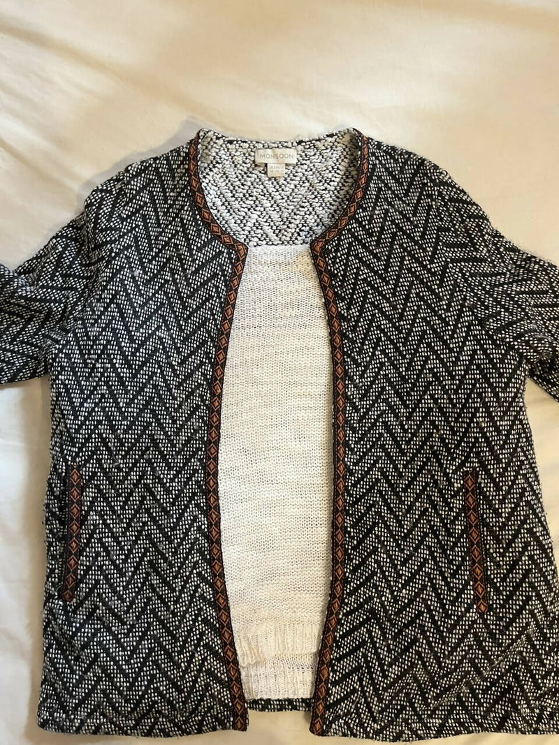 Monsoon Patterned Jacket (M)