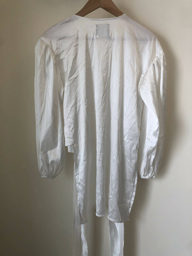 Sara Beshier White Wrap Kimono Size 2