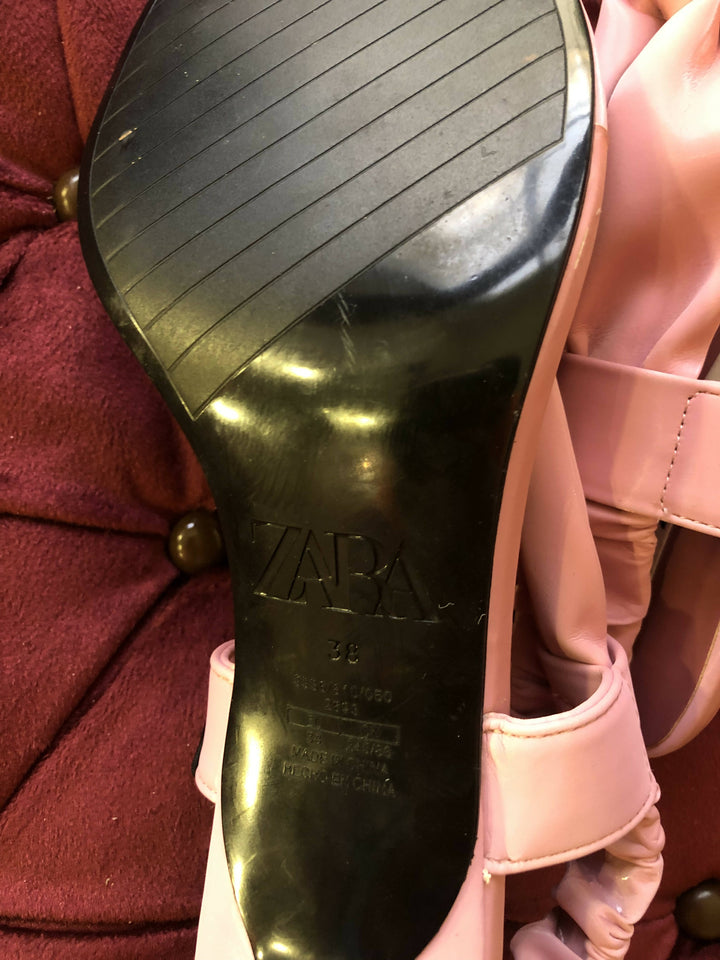 NEW Pink Zara Sandals Size 38